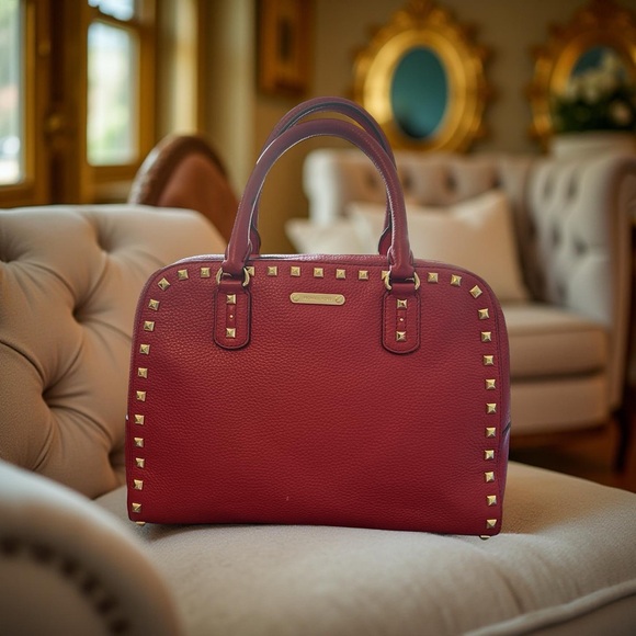Michael Kors Handbags - Michael Kors Sandrine Studded Satchel